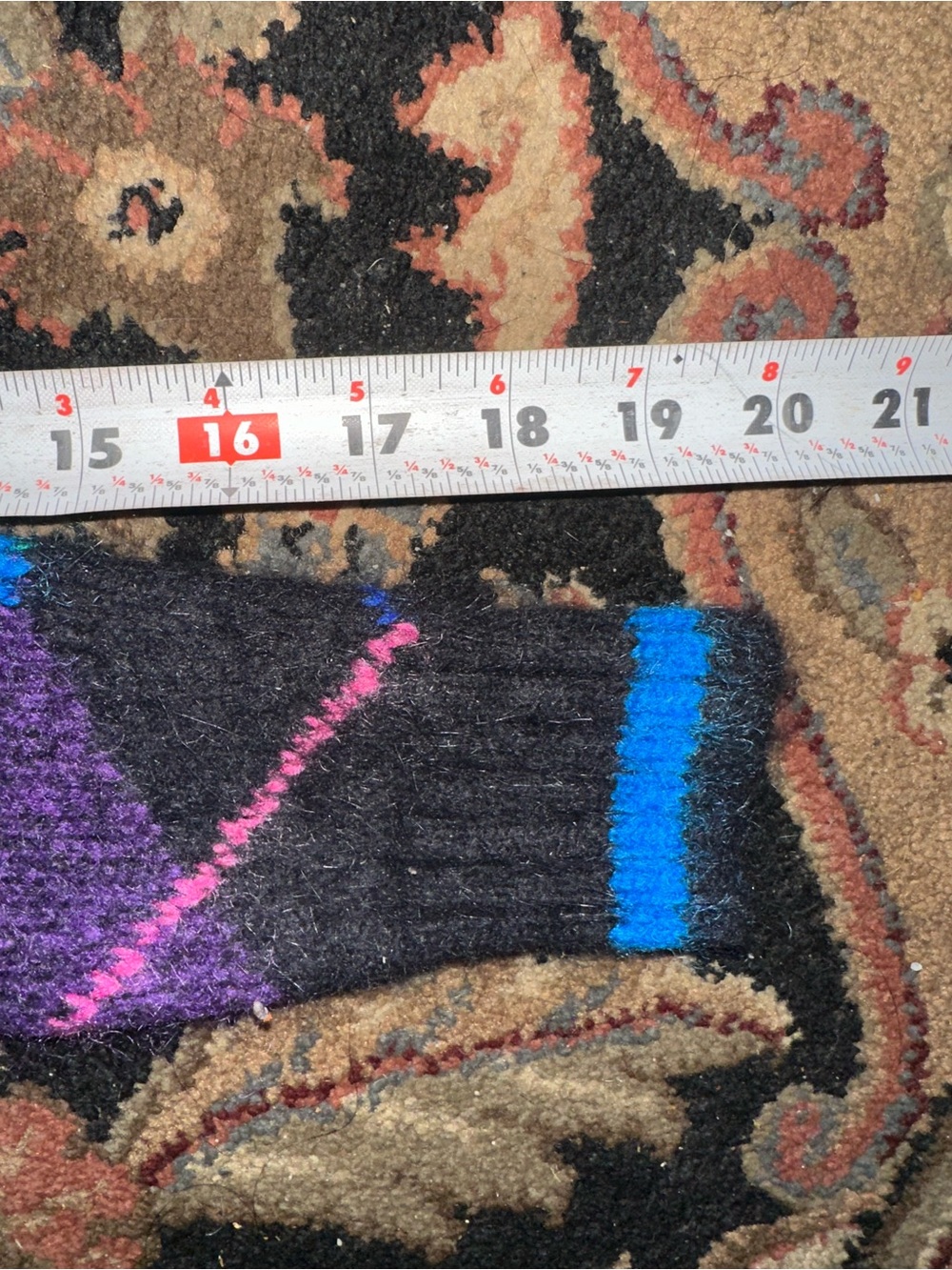 Juicy Couture Multicolor Argyle Crewneck Sweater — Green, Blue & Purple - Picture 9 of 13